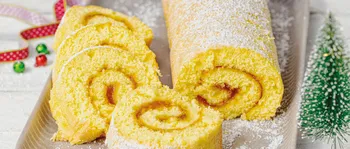 Orangen-Biskuitrolle